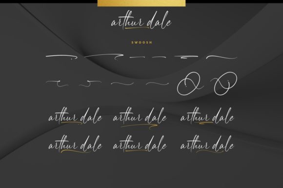 Arthur Dale Font Poster 8