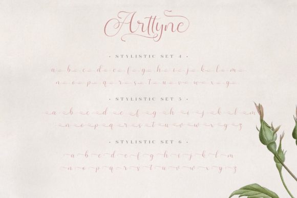 Arttyne Font Poster 9