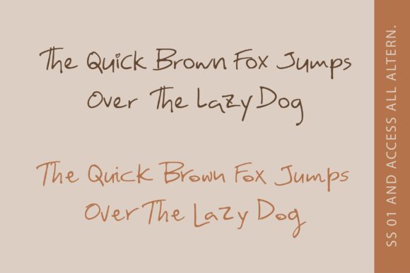 Arumi Twain Font Poster 8