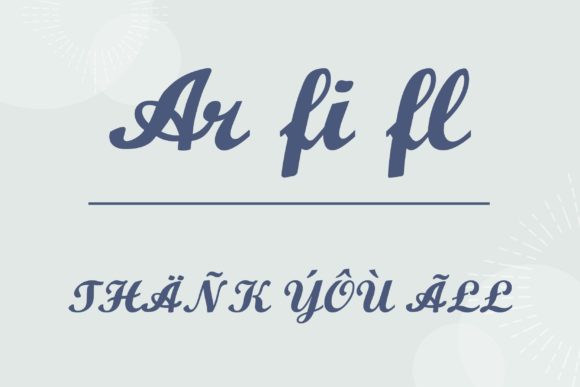 Arustin Font Poster 8