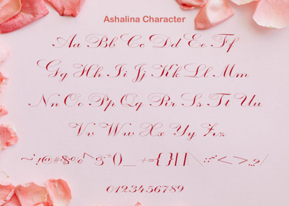 Ashalina Font Poster 5