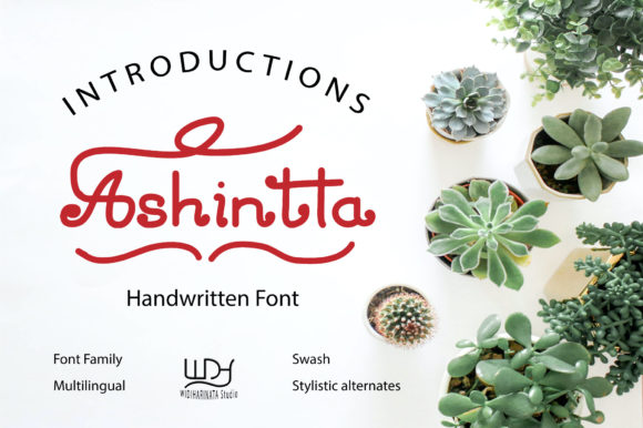 Ashintta Font Poster 1