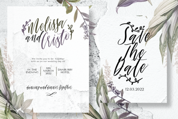 Ashley & Mellisa Font Poster 5