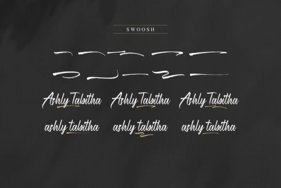 Ashly Tabitha Font Poster 8