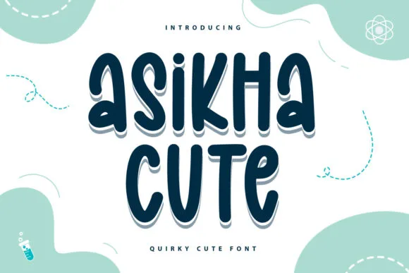 Asikha Cute Font Poster 1