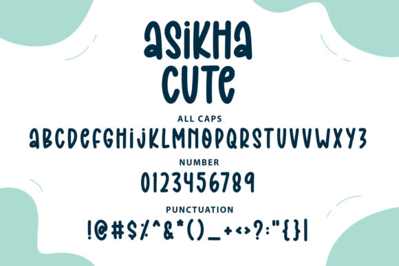 Asikha Cute Font Poster 3