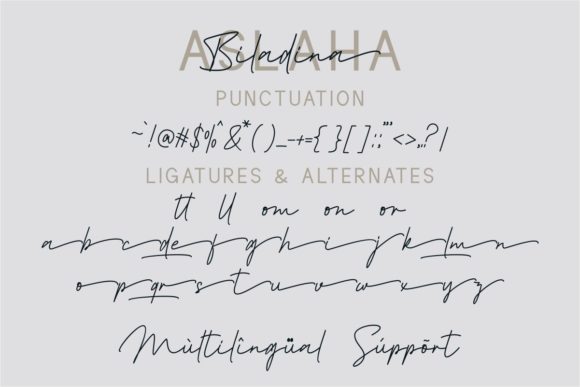 Aslaha Biladina Font Poster 5
