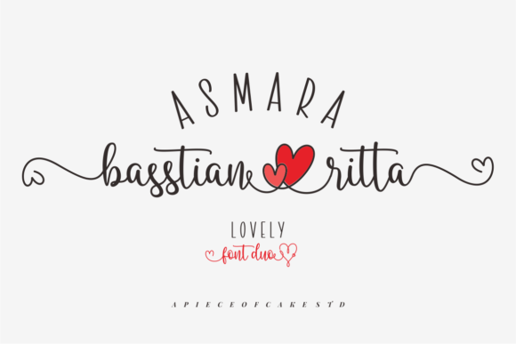 Asmara Basstian Ritta Font Poster 1