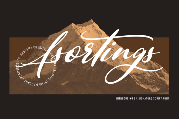 Asortings Script Font