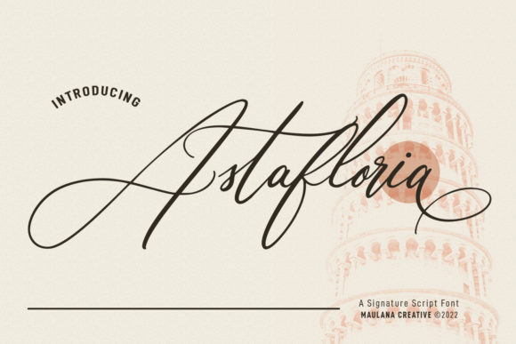 Astafloria Font Poster 1