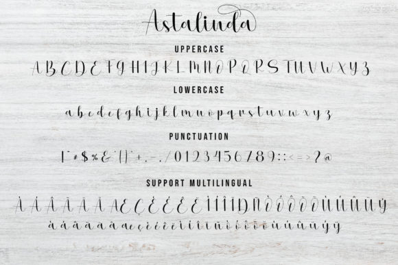 Astalinda Font Poster 6