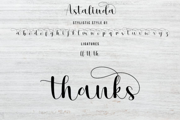 Astalinda Font Poster 7