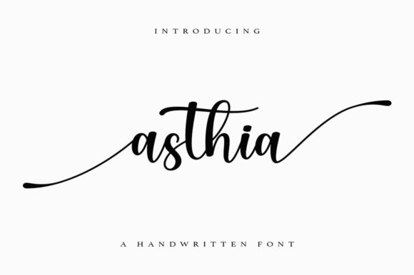 Asthia Font Poster 1