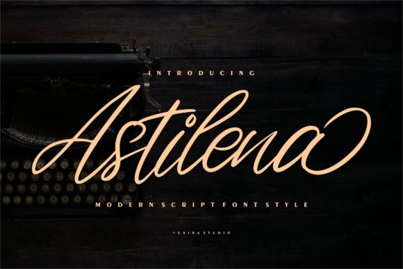 Astilena Font Poster 1