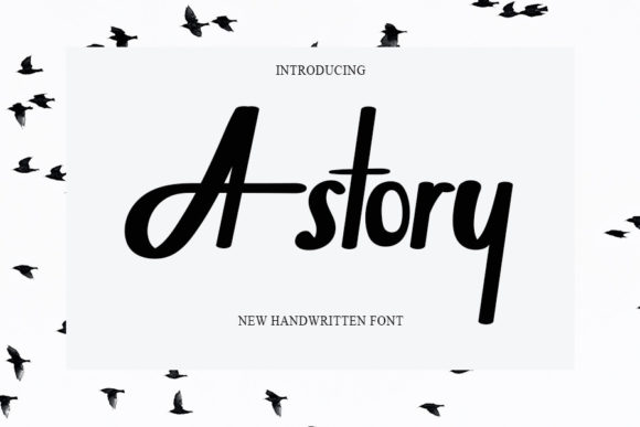 Astory Font Poster 1