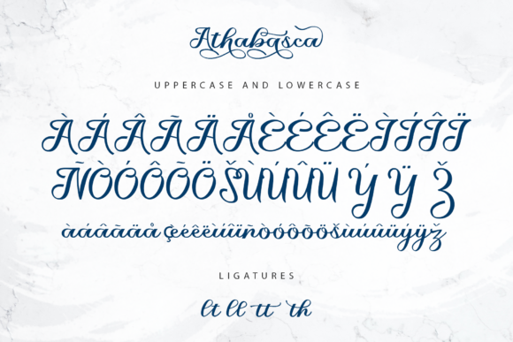 Athabasca Font Poster 8