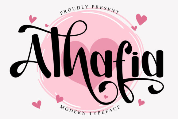 Athafia Font Poster 1