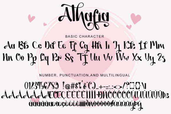 Athafia Font Poster 9