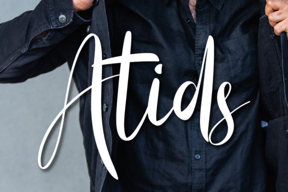 Atids Script Font Poster 1