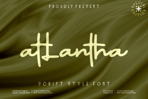 Atlantha Font Poster 1