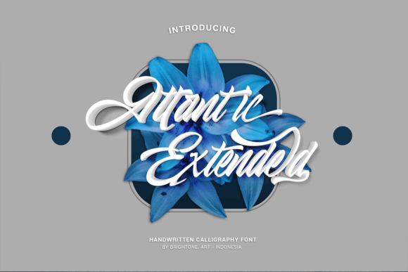 Atlantic Extended Font Poster 1