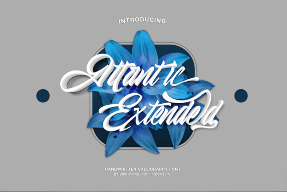 Atlantic Extended Font Atlantic Extended Font Poster 1