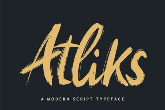 Atliks Font Poster 1