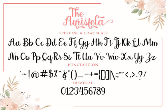 Auristela Font Poster 5