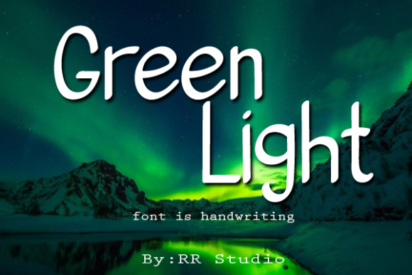 Aurora Font Poster 2