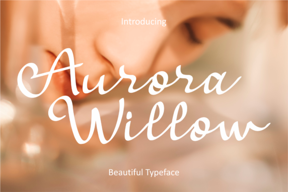 Aurora Willow Font Poster 1