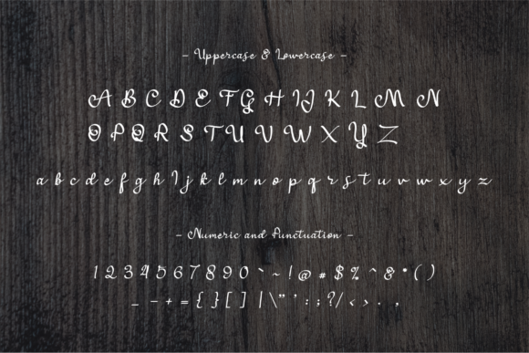 Aurora Willow Font Poster 10