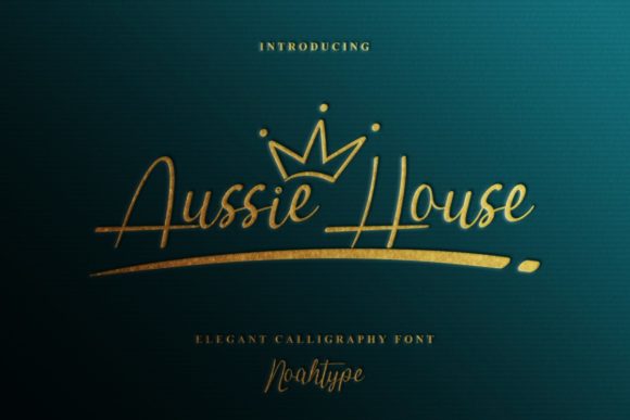 Aussie House Font Poster 1