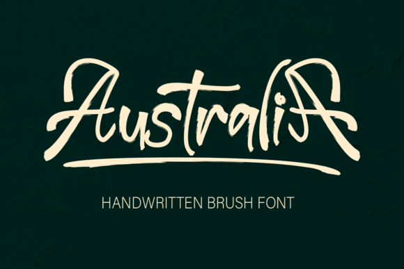 Australia Font Poster 1