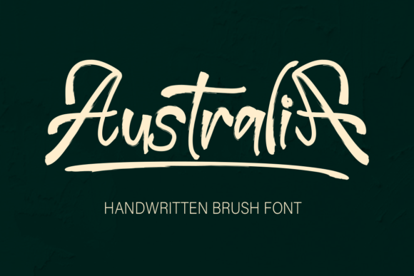 Australia Font Australia Font Poster 1