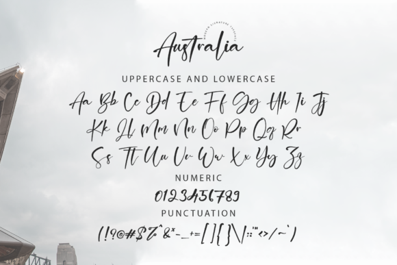 Australia Font Poster 8