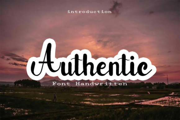 Authentic Font