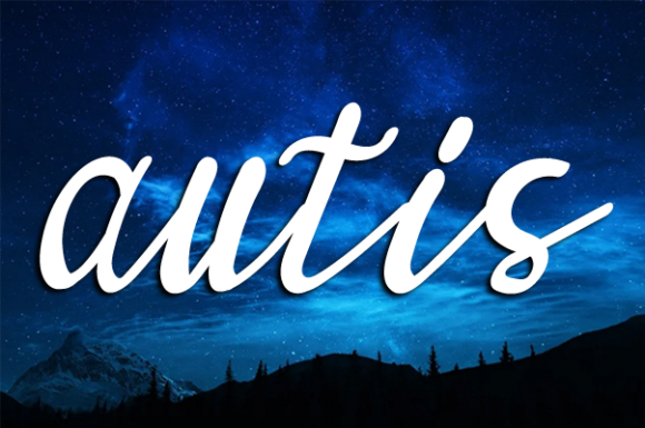 Autis Font Poster 1