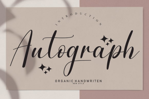 Autograph Font