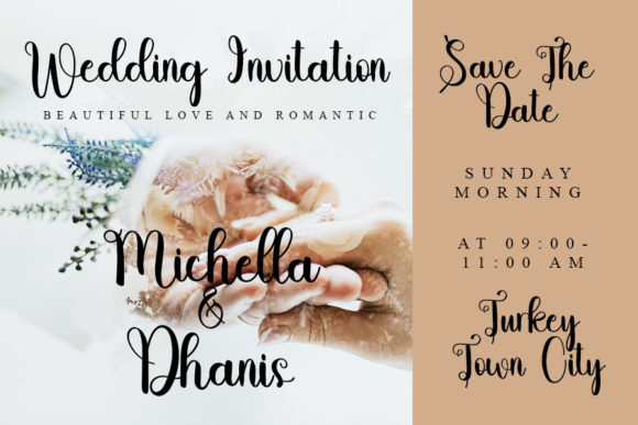 Autography Font Poster 3