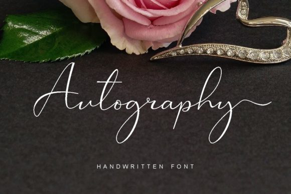 Autography Font Poster 1