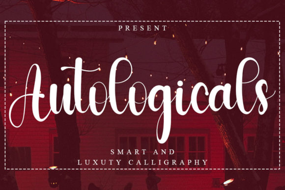 Autologicals Font Poster 1