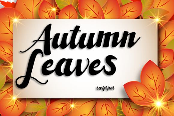 Autumn Leaves Font