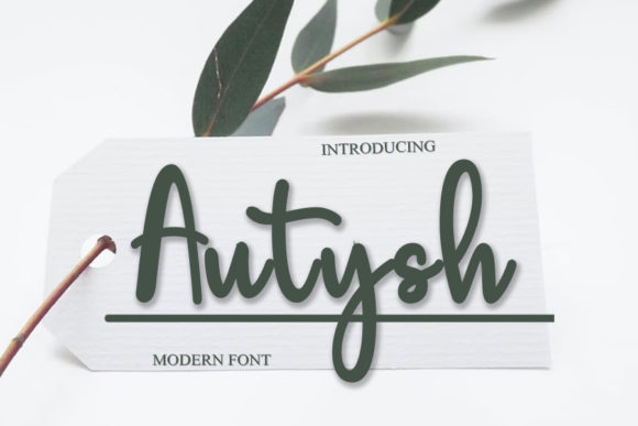 Autysh Font Poster 1