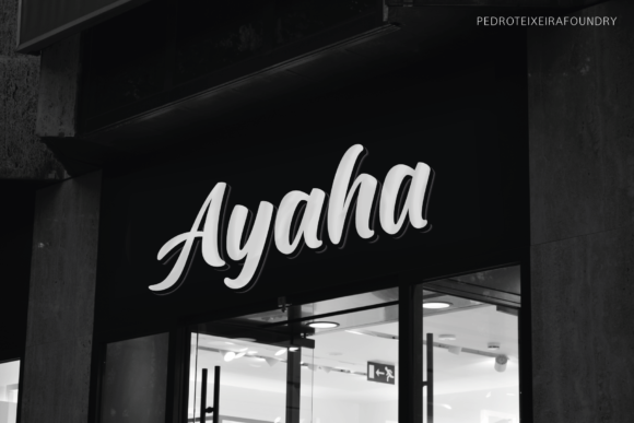 Ayaha Font Poster 1