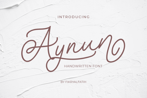 Aynun Font Poster 1