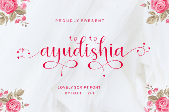 Ayudishia Font Poster 1