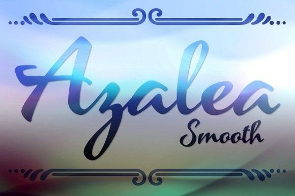 Azalea Smooth Font Poster 1