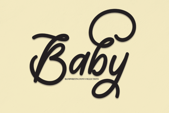 Baby Font Poster 1