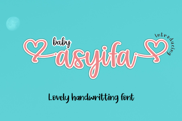 Baby Asyifa Font Poster 1