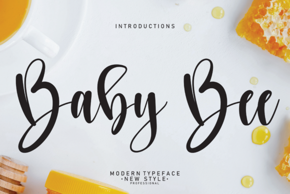 Baby Bee Font Poster 1